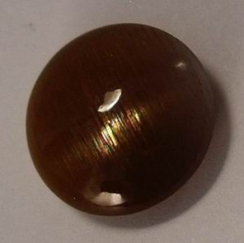 Bra Pris Sällsynt Vacker Gul Brun Solsten Kattöga 6,27 carat Oval Cabochon Fin Kvalitet från Indien Köp Nu!